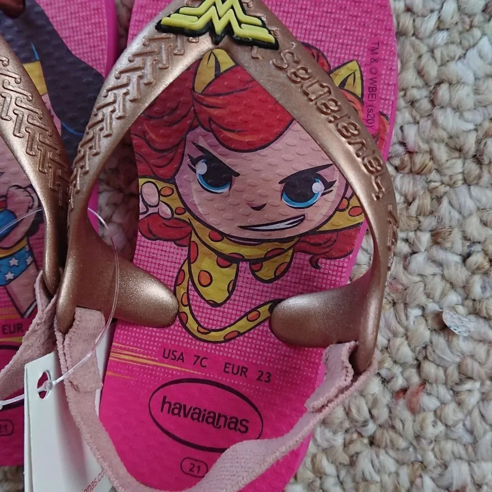 Havaianas baby wonder woman flip flops